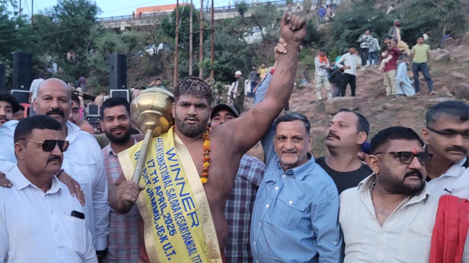 Punjab Wrestler Nishant wins Salora Dangal 