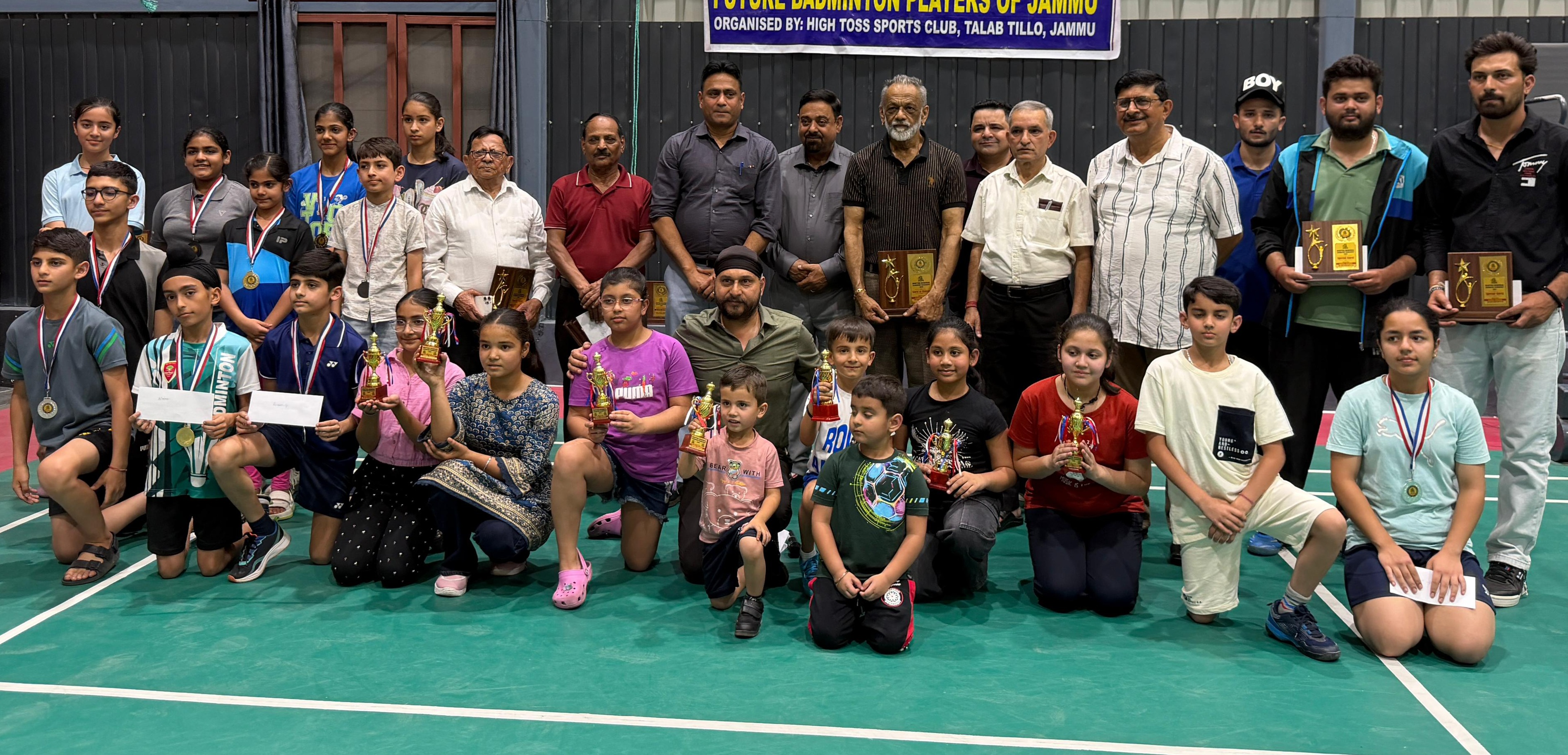 Double title for Kirat in Badminton 